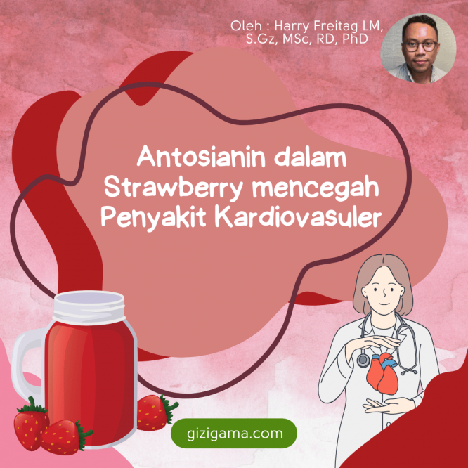 Antosianin dalam Strawberry mencegah Penyakit Kardiovasuler